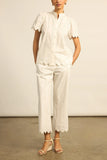 Zoe Kratzmann Harbour Pant | Porcelain