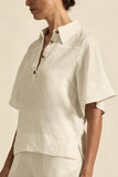 Insinuate Top - Porcelain